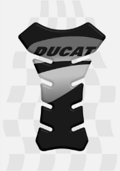 Afbeeldingen van Tankpad zwart met Ducati logo
