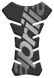 Afbeeldingen van Tankpad zwart met logo Aprilia