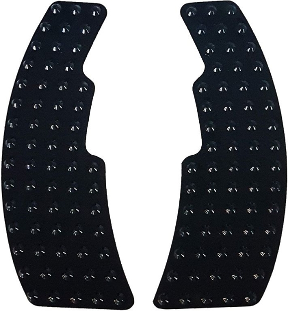 Afbeeldingen van Racing grip stickers zwart set van 2