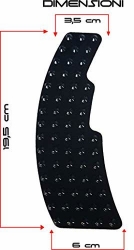 Afbeeldingen van Racing grip stickers zwart set van 2