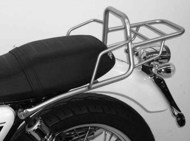Afbeeldingen van Topdrager chroom Hepco & Becker Moto Guzzi V7 classic / V7 Special / V7 Cafe classic