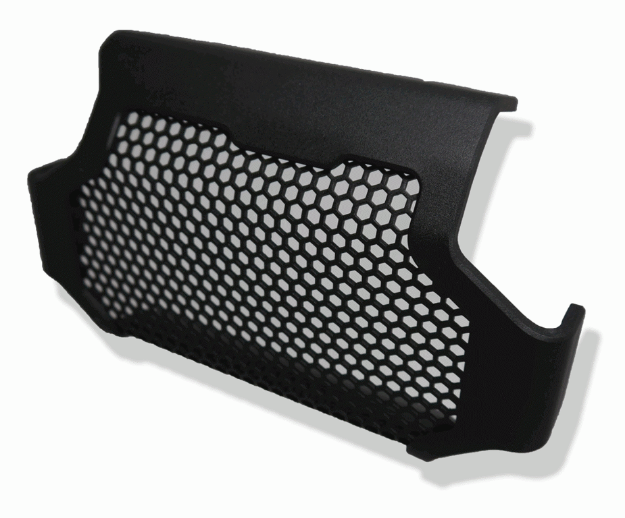 Afbeeldingen van Oliekoelercover zwart Evotech Performance Ducati Flat Tracker Pro '16