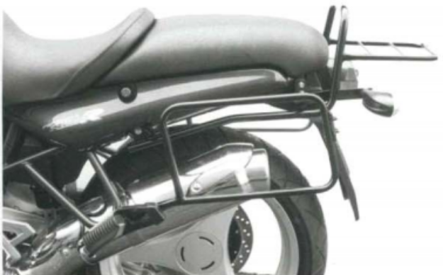 Afbeeldingen van Kofferrek zwart Hepco&Becker BMW R850R -'02/ R1100R '95-