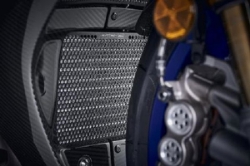 Afbeeldingen van Oliekoelercover zwart Evotech Performance Yamaha R1M '20-