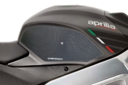 Afbeeldingen van Tank protector/grip stickers zwart Puig diverse Aprilia modellen