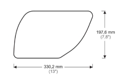 Afbeeldingen van Tank protector/grip stickers zwart Puig Suzuki DL1000 V-Strom ’14-/ XT ’17-