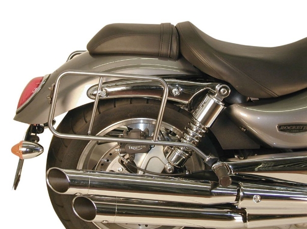 Afbeeldingen van Kofferrek zwart Hepco&Becker Triumph ROCKET III Classic '04-'09