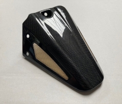 Afbeeldingen van Achterspatbord sport-line carbon met goud gaas Suzuki GSX-R1000 2005-2006 (sale)