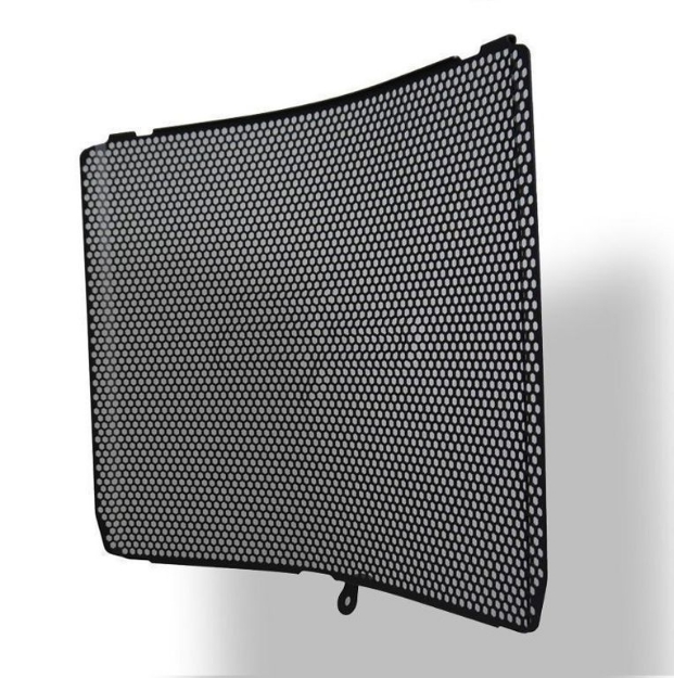 Afbeeldingen van Radiatorcover zwart Evotech Performance Kawasaki Ninja H2R '15-