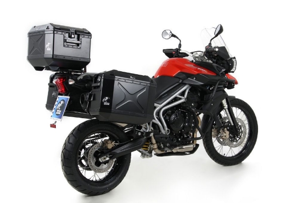 Afbeeldingen van Kofferrek zwart Lock-it Hepco & Becker Triumph TIGER 800 / XC '11-'14