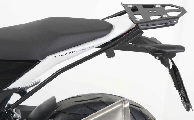 Afbeeldingen van Topdrager minirack zwart Hepco&Becker Husqvarna Nuda 900 '12-14