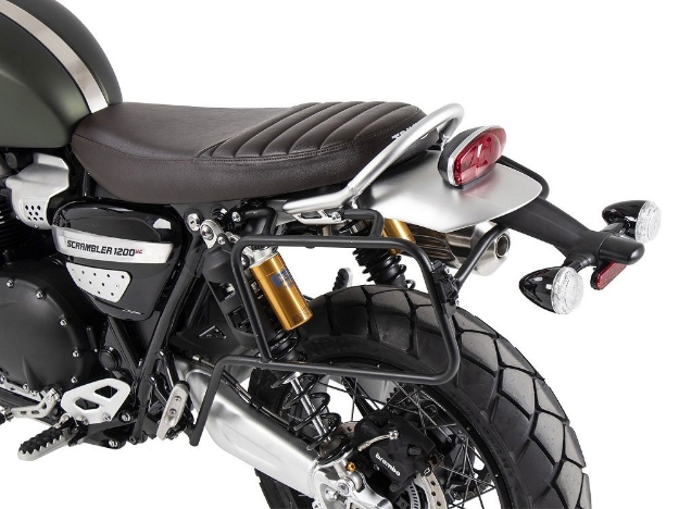 Afbeeldingen van Kofferrek links zwart Hepco&Becker Triumph Scrambler 1200 XC '19-