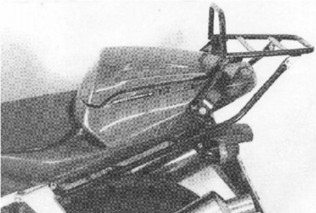 Afbeeldingen van Topdrager zwart Hepco & Becker Aprilia SL1000 FALCO