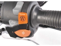 Afbeeldingen van Turn signal cancel switch lever diverse BMW modellen - black Wunderlich