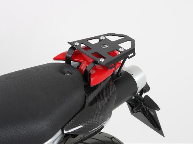 Afbeeldingen van Topdrager zwart Hepco & Becker Ducati Hypermotard 796 / 1100S