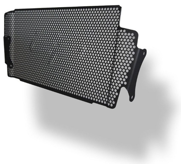 Afbeeldingen van Radiatorcover zwart Evotech Performance Ducati Multistrada 1200 '15-17