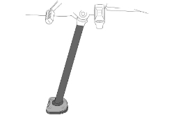 Afbeeldingen van Zijstandaard vergroter Puig Suzuki V-Strom DL650/XT '04-