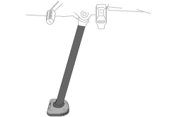 Afbeeldingen van Zijstandaard vergroter Puig Yamaha MT-09 / SP