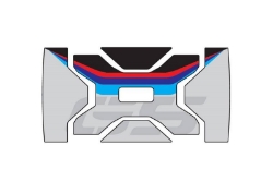 Afbeeldingen van Sticker voor BMW topkoffer model VARIO GS Puig