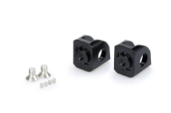 Afbeeldingen van VARIO voetsteunadapters voorzijde van Puig voor diverse Kawasaki modellen