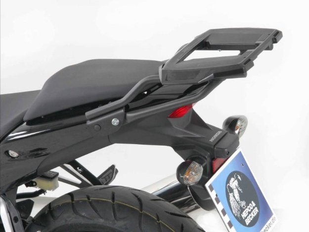 Afbeeldingen van Topdrager antraciet Alurack Hepco&Becker Honda CBR500R '13-'15