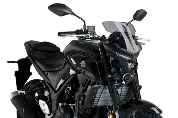 Afbeeldingen van Vervangingsruit naked bike Sport Puig Yamaha MT-03 '20- licht getint