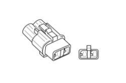Afbeeldingen van Kentekenplaatverlichting kabel diverse Kawasaki modellen