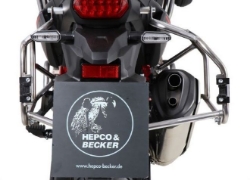 Afbeeldingen van Kofferrek Cutout RVS Hepco&Becker Honda CRF1100L Africa Twin '19-23
