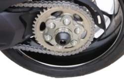 Afbeeldingen van Achterasspindle Evotech Performance Ducati Diavel '11-18