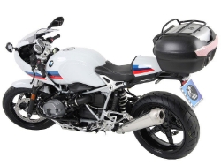 Afbeeldingen van Topdrager zwart Alurack Hepco&Becker BMW R NineT Racer '17-