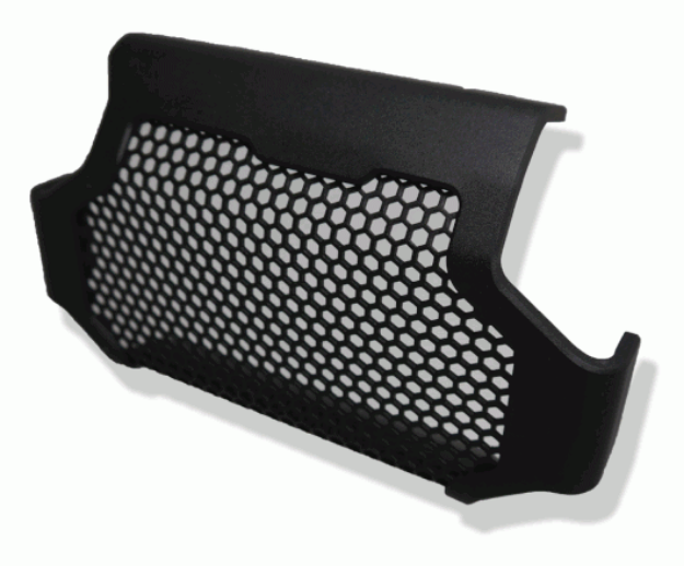 Afbeeldingen van Oliekoelercover zwart Evotech Performance Ducati Hypermotard 939 SP '16-18