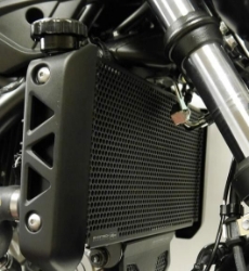Afbeeldingen van Radiatorcover zwart Evotech Performance Suzuki SV650 '16-