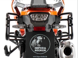 Afbeeldingen van Kofferrek zwart Hepco&Becker Suzuki DL1050 / XT '20-22