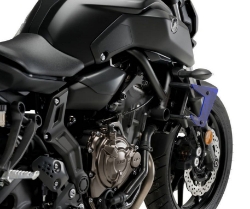 Afbeeldingen van Side Spoiler Downforce Naked van Puig voor de Yamaha MT-07 '18-20