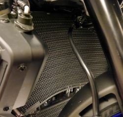 Afbeeldingen van Radiatorcover zwart Evotech Performance Yamaha MT-10 '16-21