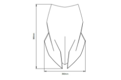 Afbeeldingen van Vervangingsruit touring Puig BMW F900XR '20--donker getint