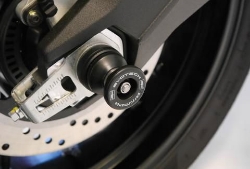 Afbeeldingen van Achterasspindle met Paddock Stand Bobbins Evotech Performance Ducati Scrambler Classic '19-20