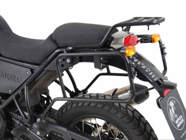 Afbeeldingen van Kofferrek zwart vaste montage Hepco&Becker Royal Enfield Himalayan '18-23
