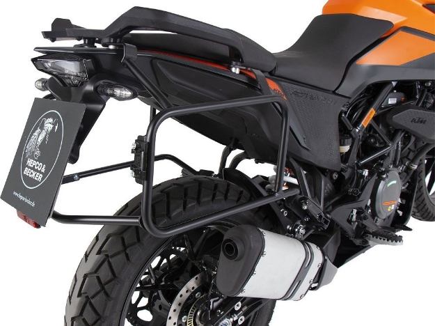 Afbeeldingen van Kofferrek zwart Hepco&Becker KTM 390 Adventure '20-