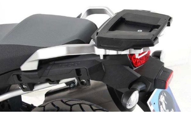 Afbeeldingen van Topdrager zwart Alurack Hepco&Becker Suzuki DL1050 / XT '20-22