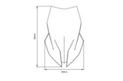 Afbeeldingen van Vervangingsruit touring transparant Puig BMW S1000XR '20-