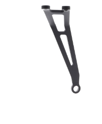 Afbeeldingen van Uitlaatsteun zwart Evotech Performance KTM 125 Duke '17-