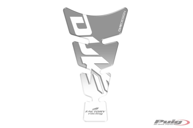 Afbeeldingen van Tankpad grijs / transparant met KTM Duke logo