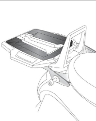 Afbeeldingen van Topdrager zwart Easyrack Hepco&Becker Suzuki GSX-R1300 '08-'20