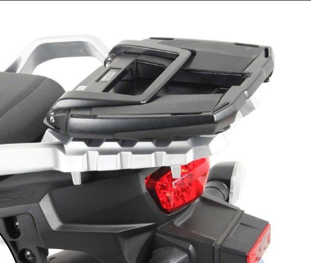 Afbeeldingen van Topdrager zwart Easyrack Hepco&Becker Suzuki DL1000 '14-'19