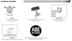 Afbeeldingen van Kentekenplaathouder Puig Kawasaki ZX10-R '21- / ZX10-RR '21-