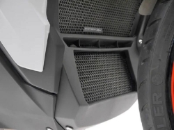 Afbeeldingen van Radiator/oliekoeler cover set zwart Evotech Performance BMW S1000XR '20-23