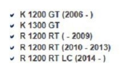 Afbeeldingen van Topcase rack diverse BWM modellen - black Wunderlich