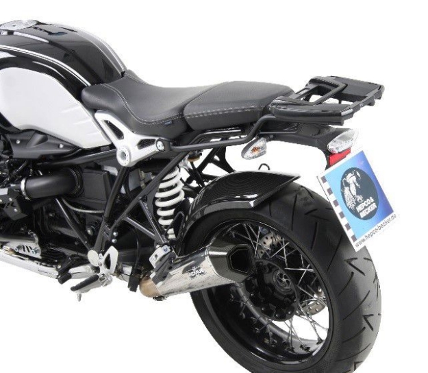 Afbeeldingen van Topdrager zwart Easyrack Hepco&Becker BMW R NineT '14-