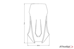 Afbeeldingen van Vervangingsruit touring Puig Honda X-Adv '21- -transparant